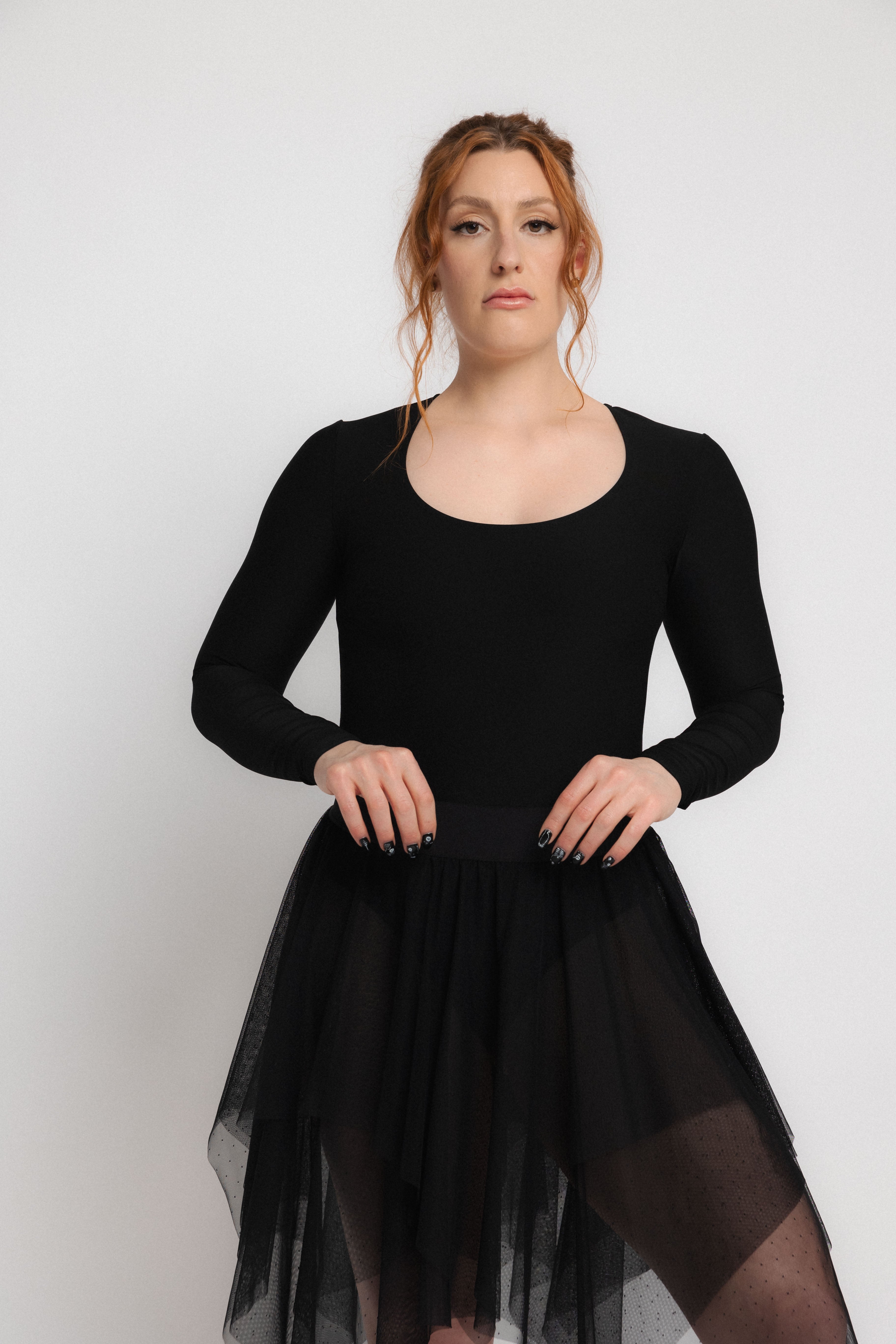 Combination Three: Classic Snap PowerSuit and Dotted Tulle Skirt