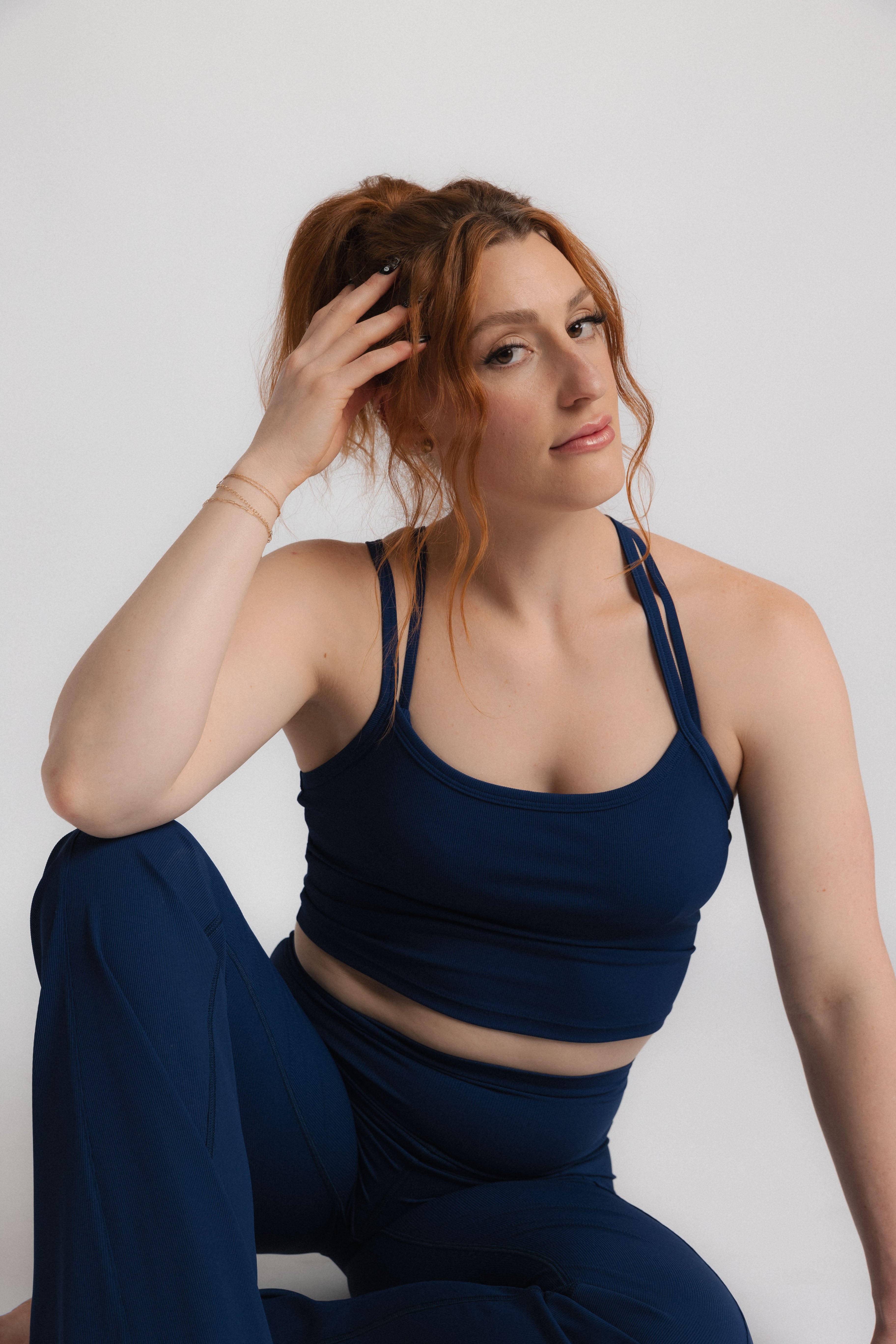 Ribbed Bell Bottom Legging